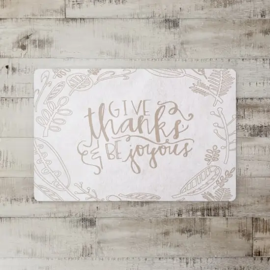 Joyful Thanks Floor Mat {3}