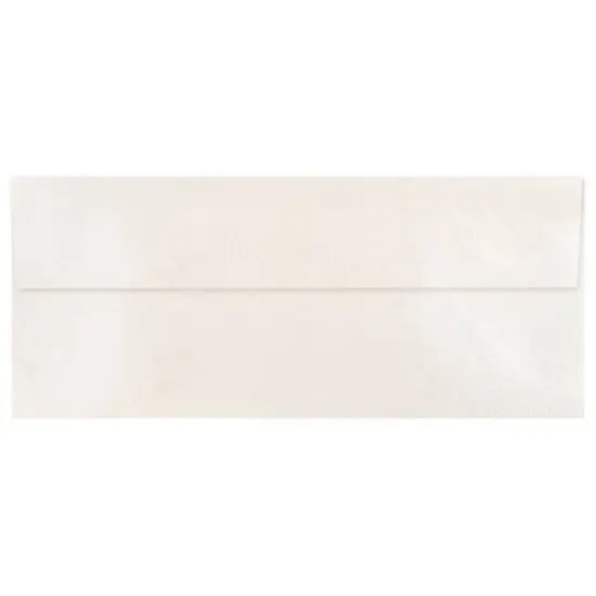 JAM Paper #10 Metallic Business Envelopes, 25ct. Opal Stardream {1}