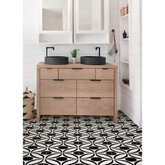 FloorPops Tory Peel & Stick Floor Tiles {3}