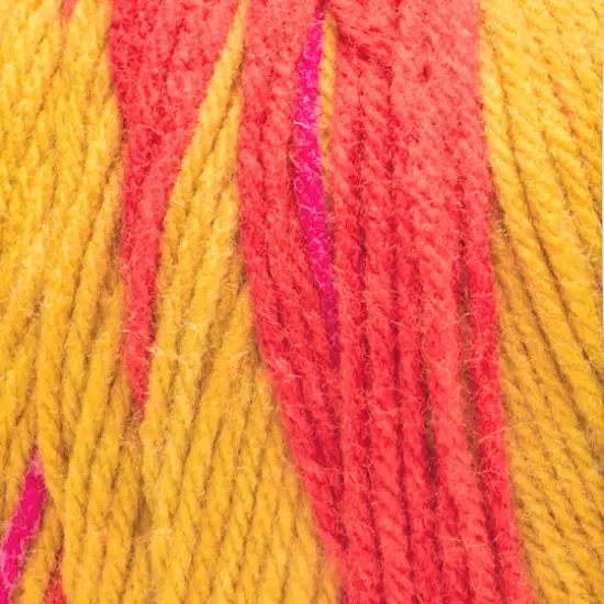 3 Pack Red Heart&reg; All In One Flower Power&trade; Yarn Poppy Star {5}