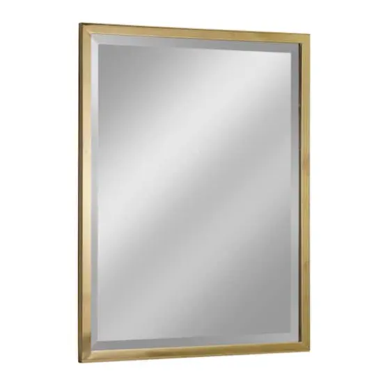 Head West Classic Gold Metal Framed Wall Mirror - 30" x 24" {1}