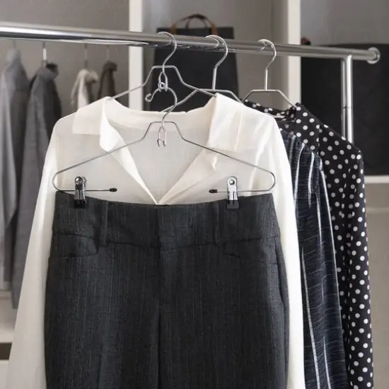 Organize It All Metal Hangers with Clips, 2ct. {3}