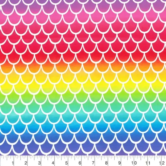 Fabric Traditions Mermaid Ombre Cotton Fabric {3}