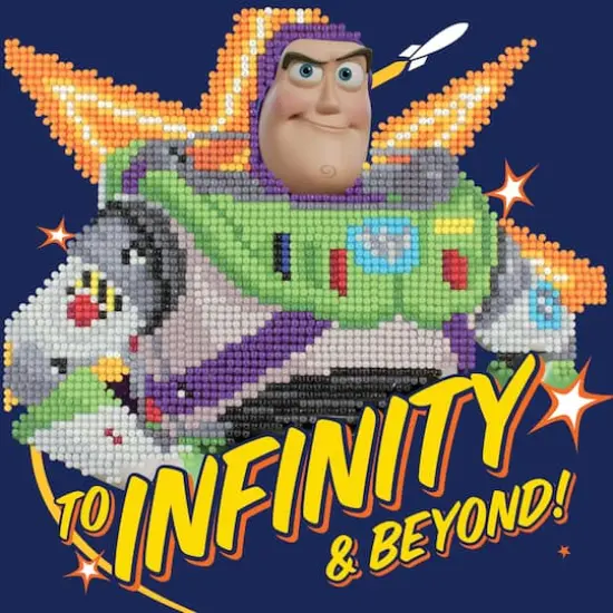 Camelot&reg; Dots Toy Story Buzz To Infinity & Beyond Diamond Painting Kit {1}
