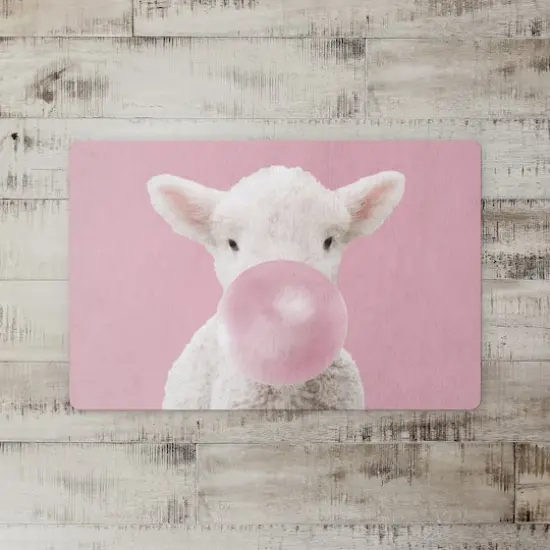 Baby Lamb 18" x 27" Floor Mat {3}