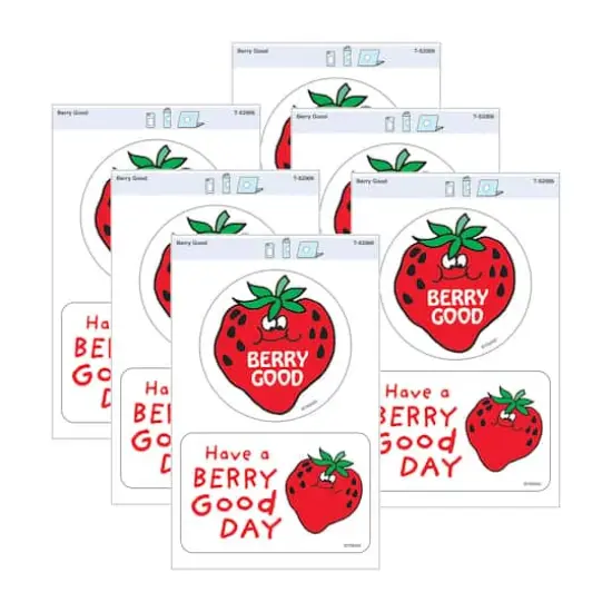 TREND Enterprises® Berry Good Vinyl Stickers, 6 Packs of 2 {1}