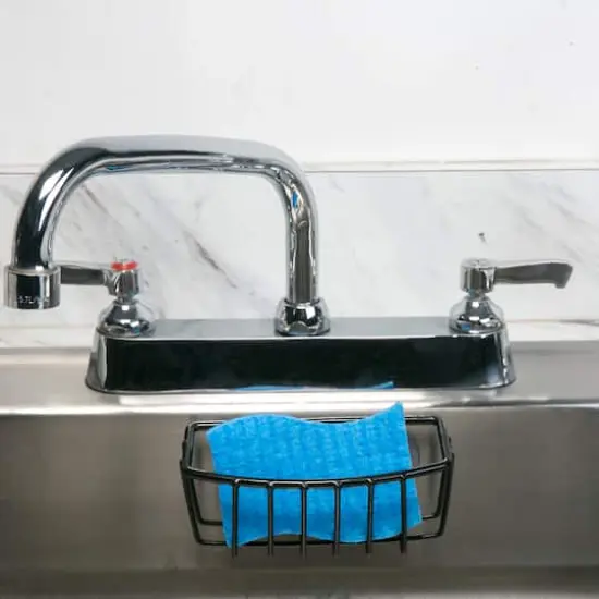 Kitchen Details Sponge Holder Black {4}