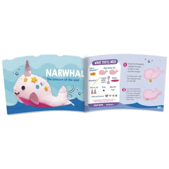 Klutz&reg; Jr. My Cat Mermaid & Friends Book & Craft Kit {5}