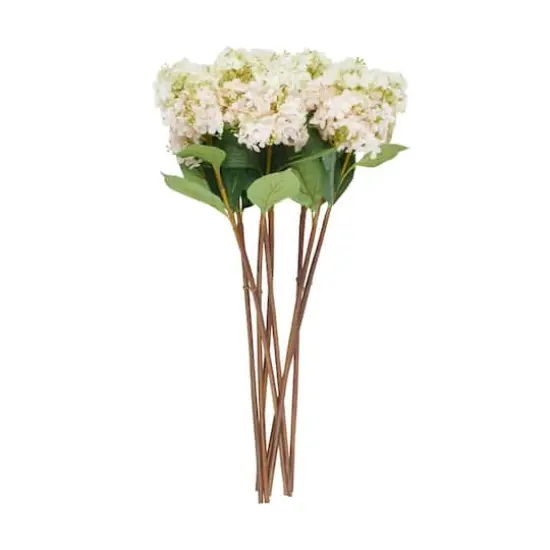 34" White Hydrangea Artificial Flower Stem, 8ct. {7}