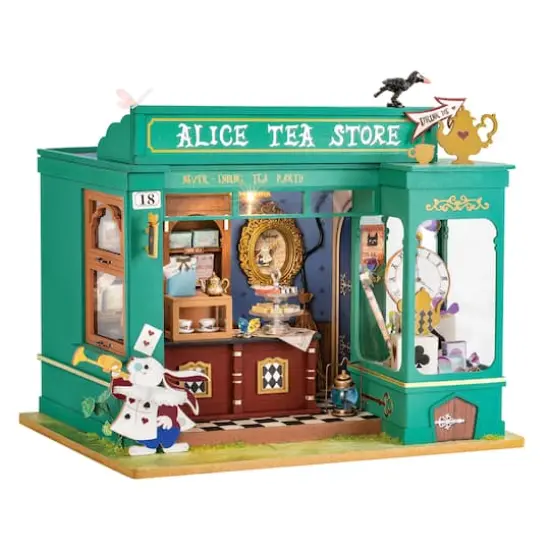 Rolife&reg; Alice's Tea Store DIY Miniature House Kit {1}