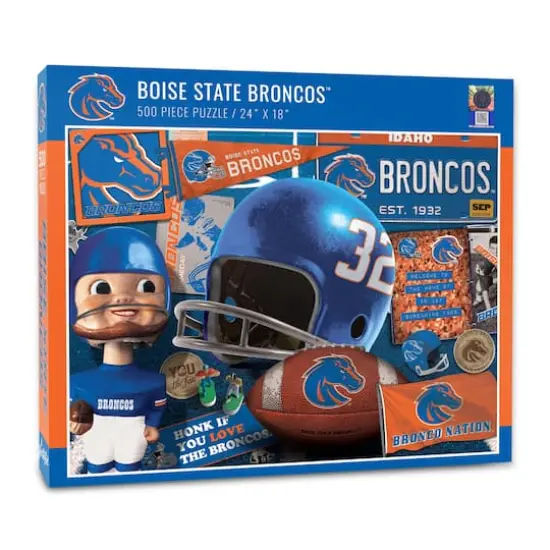 College Team Retro Series 500 Piece Puzzle Boise State Broncos {1}