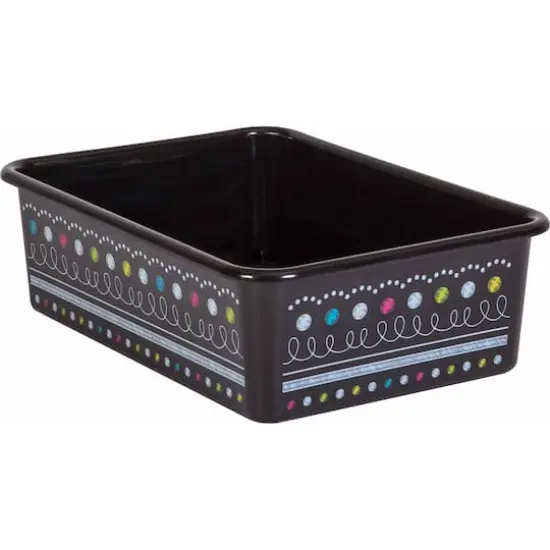 Teacher Created Resources&reg; Chalkboard Brights Large Plastic Storage Bin, 3ct. {3}