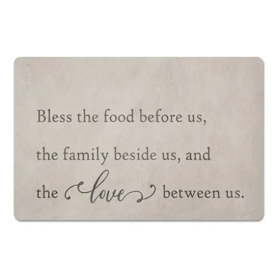 Bless the Food Before Us 27" x 18" Floor Mat {1}