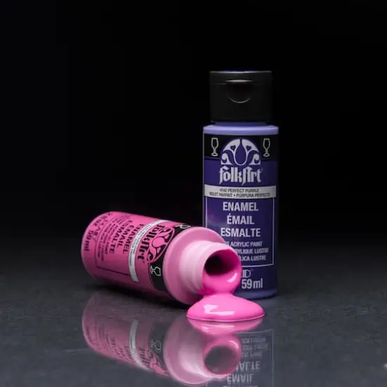 FolkArt&reg; Enamel Gloss Acrylic Craft Paint 16 Color Set {6}