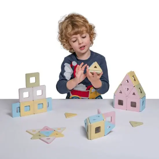 Polydron&reg; KinderMag Pastel Construction Play Set {7}