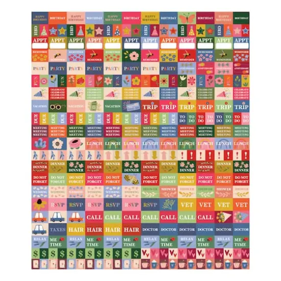 TF Publishing 2025 Big Grid Floral Wall Calendar {4}