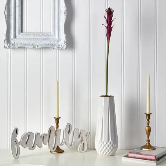 Pink Mini Star Bromeliad Artificial Flower Stem, 6ct. {4}