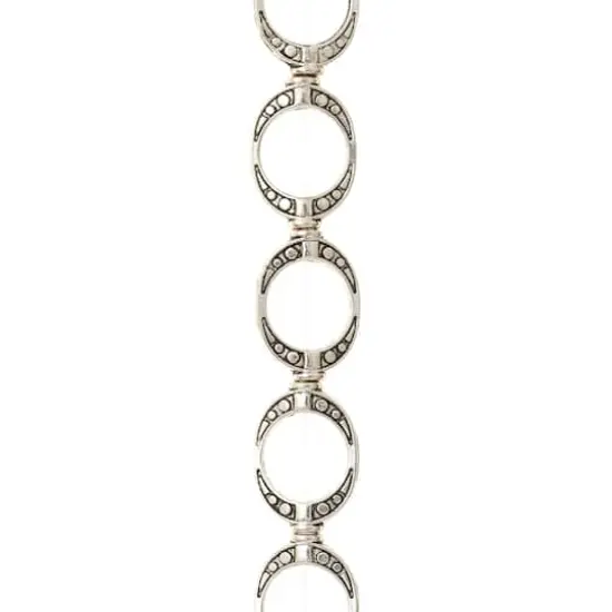 Silver Small Frame Metal Beads, 14mm by Bead Landing&trade; {1}