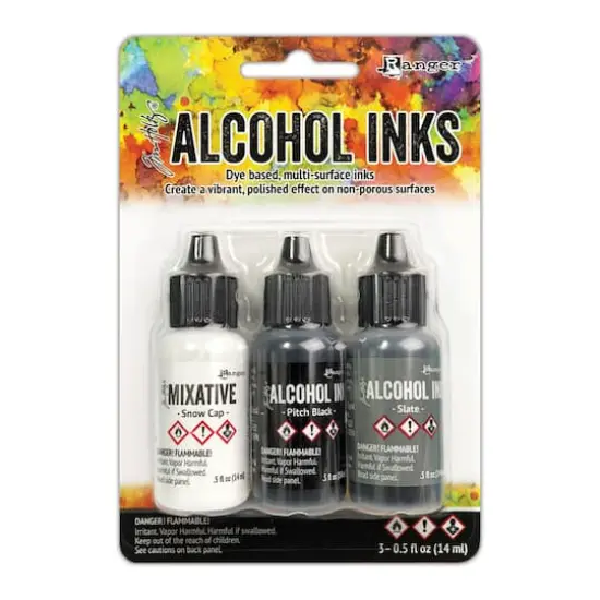 Tim Holtz&reg; Granite 3 Color Alcohol Ink Set {1}