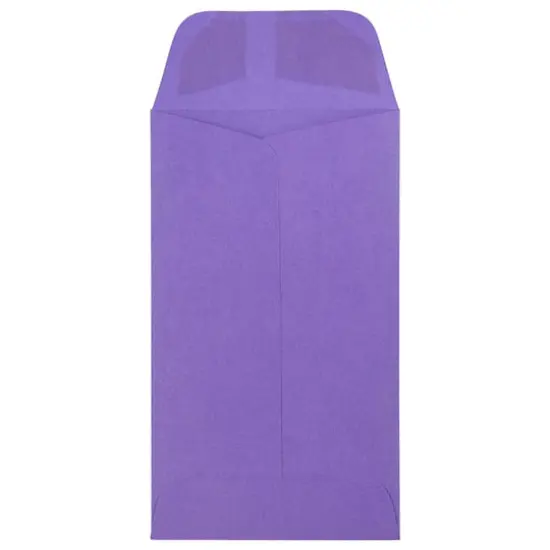 JAM Paper #6 Coin Business Colored Envelopes, 50ct. Violet Purple {4}