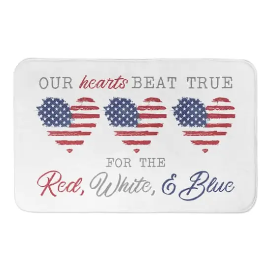 Our Hearts Beat True Bath Mat {1}
