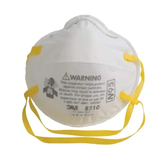 Grafix&reg; Edge White Dust Mask {1}