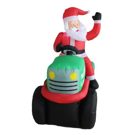 5ft. Inflatable North Pole Lawn Care Santa {3}