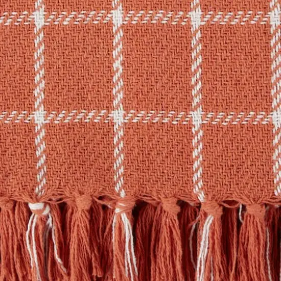 DII&reg; Checked Plaid Throw Spice {5}