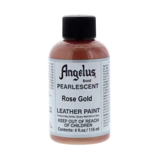 Angelus&reg; Pearlescent Leather Paint, 4oz. Rose Gold {1}