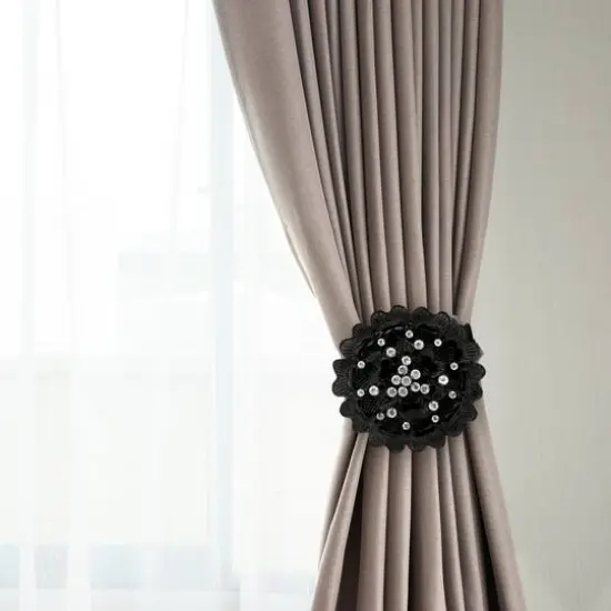 Simplify Black Magnetic Curtain Tie Back {7}