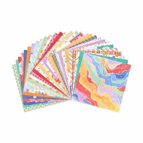 12" x 12" Bright Year Paper Pad by Recollections&trade;, 58 Sheets {4}