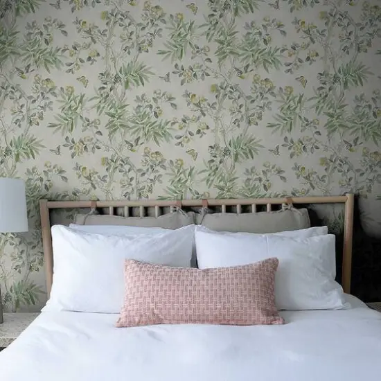 Surface Style Kimono Vine Peel & Stick Wallpaper Putty {4}