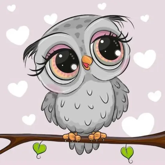 Crafting Spark Little Owl Diamond Painting Kit {3}