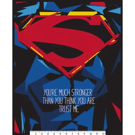 Camelot Fabrics DC Comics Superman Stronger Cotton Fat Quarter Bundle {4}