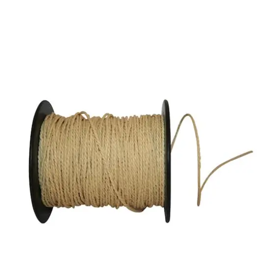 JAM Paper 3/32" Home D&eacute;cor Trimmings Twisted Paper Cord Natural {1}