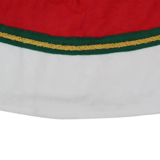 48" Christmas Traditions Cardinal Red Tree Skirt {4}