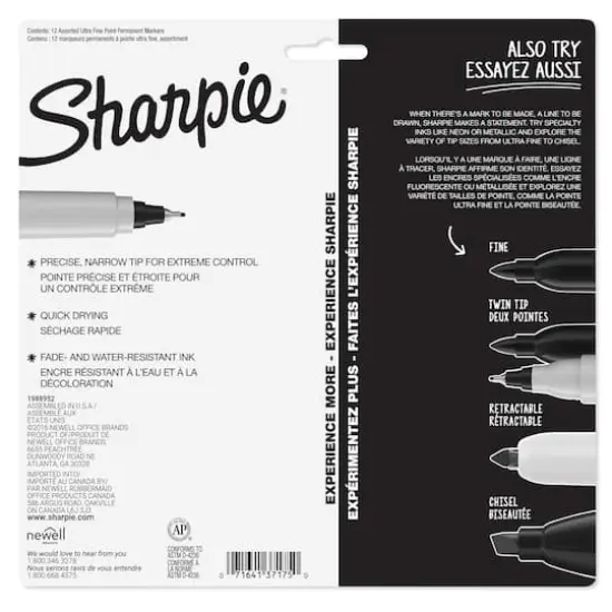 Sharpie&reg; Ultra Fine Point Permanent Marker Set {5}