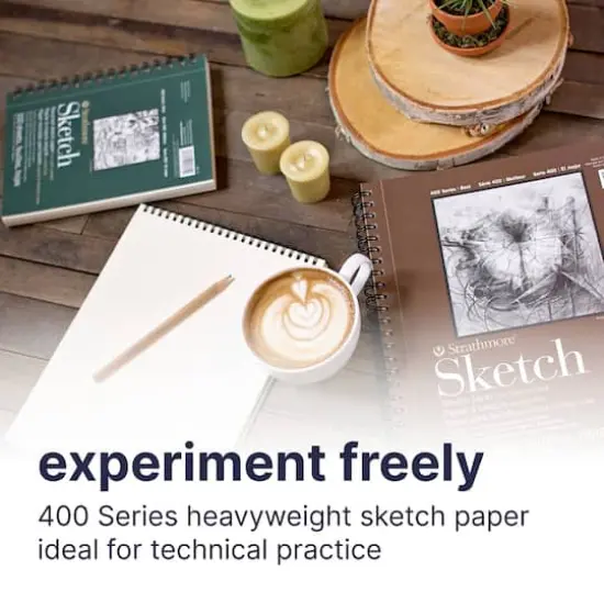 Strathmore&reg; 400 Series Blue Toned Sketch Paper Pad {6}