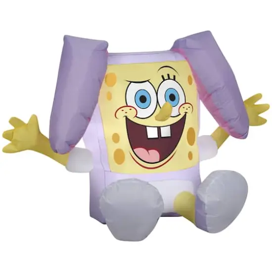 Airblown Small Spongebob In Easter Outfit {1}