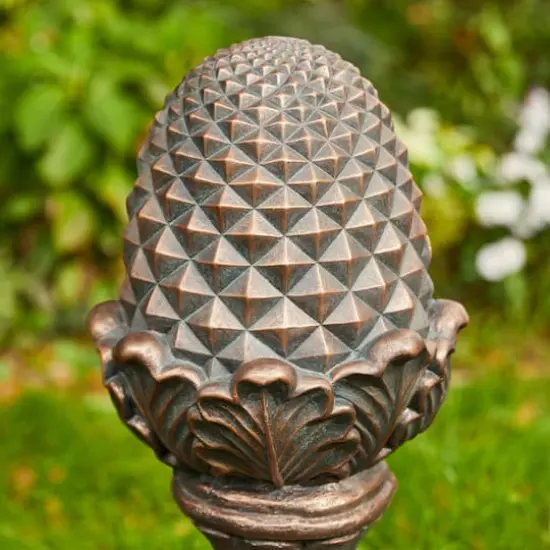 Glitzhome&reg; 22.5" Artichoke Garden Statue Bronze {7}