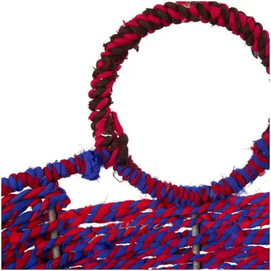 CosmoLiving by Cosmopolitan Multicolor Cotton Bohemian Storage Basket Set {11}