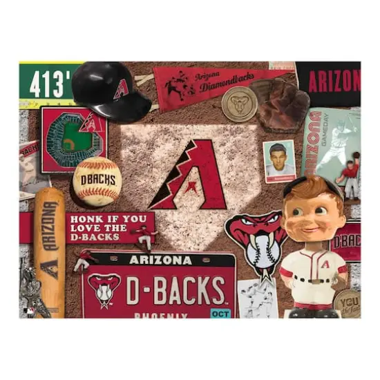 MLB Baseball Retro Series 500 Piece Puzzle Arizona Diamondbacks {5}