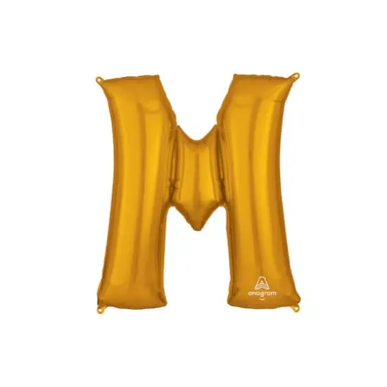 32" Gold Letter Foil Balloon M {1}