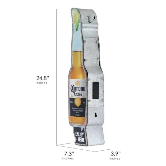 American Art Decor 25" Metal Corona Extra LED Marquee Sign {7}