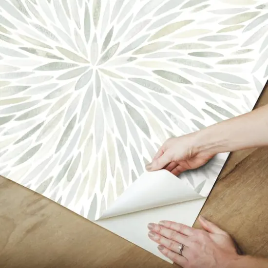 RoomMates Green Cat Coquillette Burst Peel & Stick Wallpaper {7}