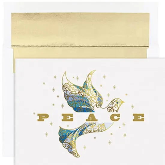 JAM Paper 5" x 7" Elegant Dove Cards & Matching Envelopes Set, 16ct. {1}