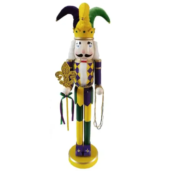 Santa's Workshop 36" Mardi Gras Nutcracker {1}