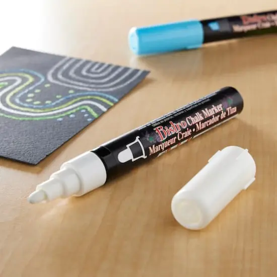 Marvy&reg; Uchida Bistro Broad Chalk Marker White {3}