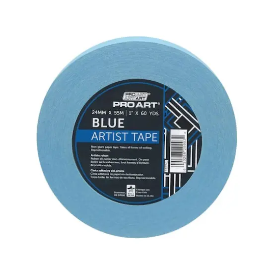 Pro Art&reg; Artist Tape, 1" x 60yd. Blue {1}