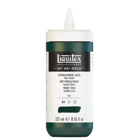 Liquitex&reg; Professional Soft Body Acrylic Color, 8oz. Phthalocyanine Green (Blue Shade) {7}